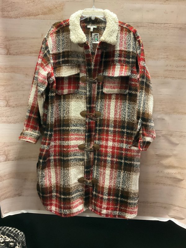 Coat Other By Maurices In Plaid Pattern, Size: 1x Online now