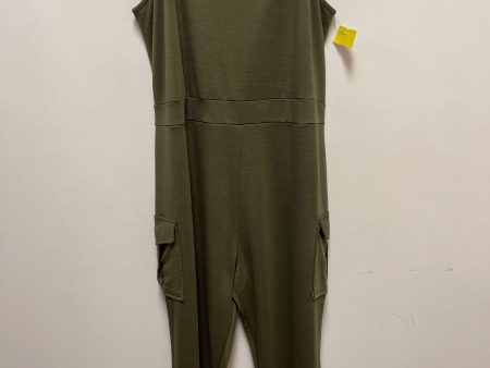 Jumpsuit By Clothes Mentor In Green, Size: 3x on Sale