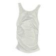 Mat Tank Top By Motherhood In White, Size:M Cheap