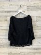 Blouse 3 4 Sleeve By Lane Bryant In Black, Size: 1x on Sale