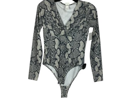 Bodysuit By H&m In Snakeskin Print, Size: S Online