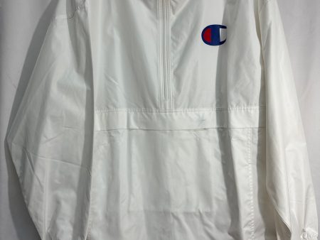 Athletic Jacket By Champion In White, Size: Xl on Sale