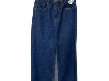 Skirt Maxi By Clothes Mentor In Blue Denim, Size: S Fashion