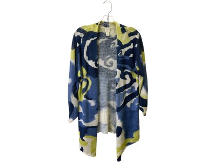 Cardigan By Chicos In Blue & Yellow, Size:L Online Hot Sale