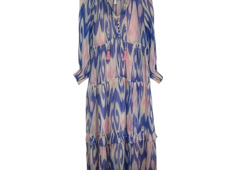 Dress Casual Maxi By Anthropologie In Pink & Purple, Size: Xs Fashion