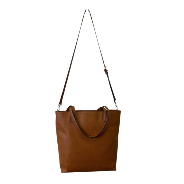 Tote Vegan Leather By Lc Lauren Conrad In Brown, Size:Large Supply