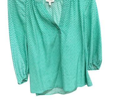 Blouse 3 4 Sleeve By Joie In Green, Size: Xs Online