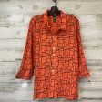 Blouse Long Sleeve By Ali Miles In Orange, Size: L Supply