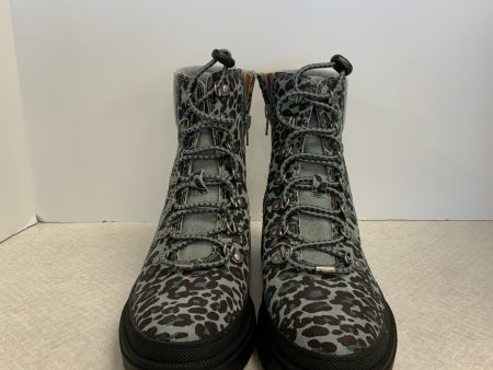 Boots Combat By Lucky Brand In Animal Print, Size: 8 Discount