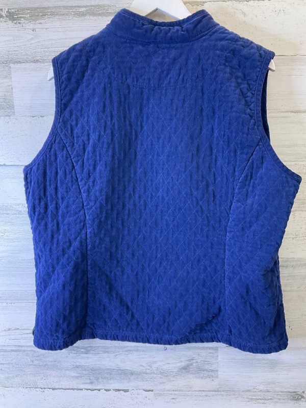 Vest Puffer & Quilted By Basic Editions In Blue, Size: Xxl For Sale