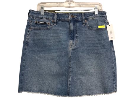 Skirt Mini & Short By Dkny In Blue Denim, Size:8 Sale