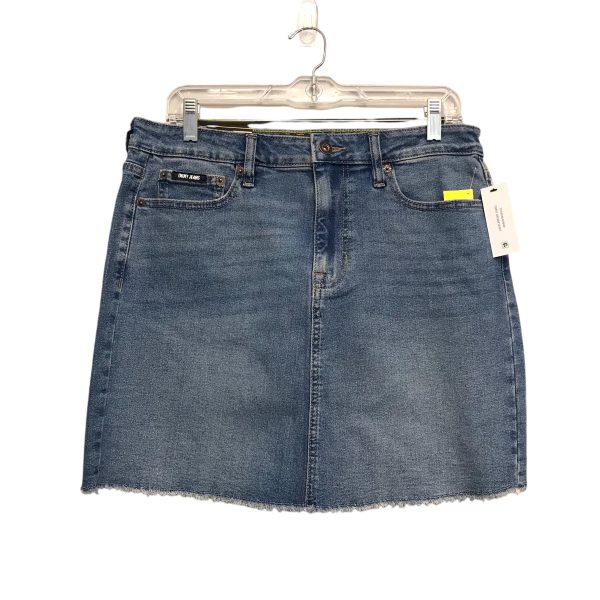 Skirt Mini & Short By Dkny In Blue Denim, Size:8 Sale