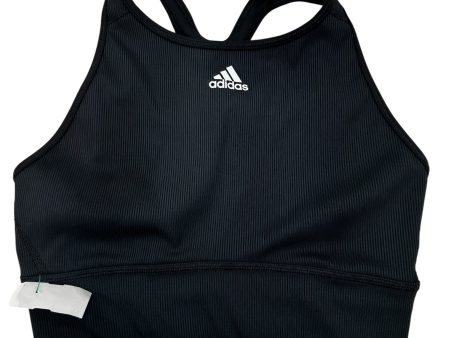 Athletic Bra By Adidas In Black, Size: M Supply