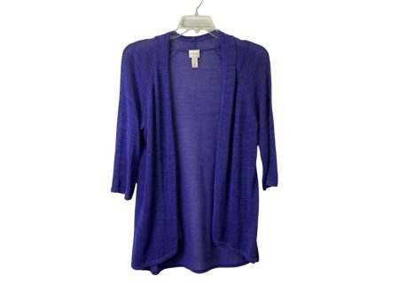 Cardigan By Chicos In Purple, Size:L Fashion