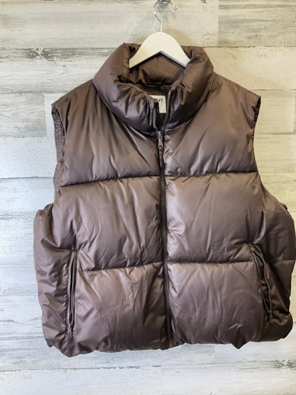 Vest Puffer & Quilted By Old Navy In Brown, Size: Xxl For Cheap