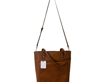 Tote Vegan Leather By Lc Lauren Conrad In Brown, Size:Large Supply