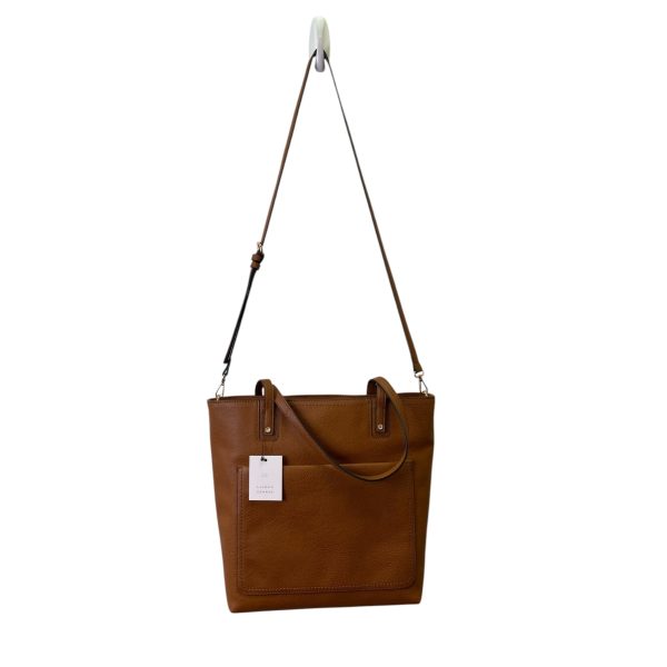 Tote Vegan Leather By Lc Lauren Conrad In Brown, Size:Large Supply