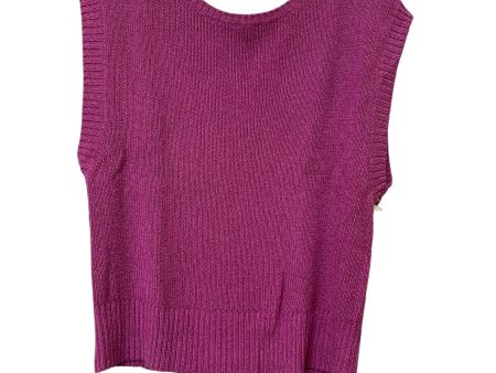 Vest Sweater By Maeve In Pink, Size: M Online Hot Sale