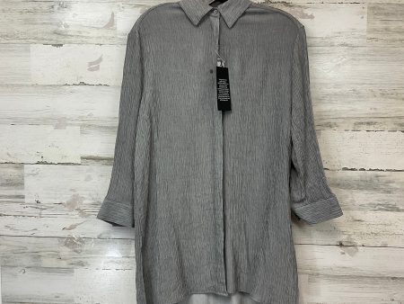 Blouse Long Sleeve By Modern Works In Black, Size: S For Sale