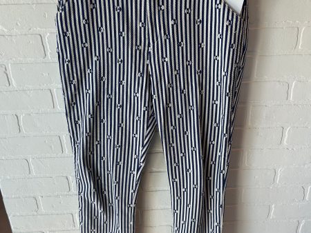 Pants Cargo & Utility By Anthropologie In Blue & Cream, Size: 8 Hot on Sale