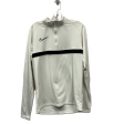 Athletic Jacket By Nike Apparel In White, Size: M For Cheap