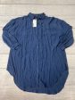 New! Blouse Long Sleeve By Aimage In Navy, Size: Xl Online Hot Sale