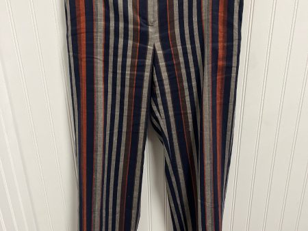 Pants Cargo & Utility By Etcetra In Striped Pattern, Size: 4 For Discount