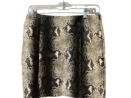 Skirt Mini & Short By Clothes Mentor In Snakeskin Print, Size: L Fashion