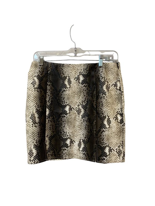 Skirt Mini & Short By Clothes Mentor In Snakeskin Print, Size: L Fashion