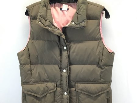 Vest Puffer & Quilted By J. Crew In Brown, Size: M Online