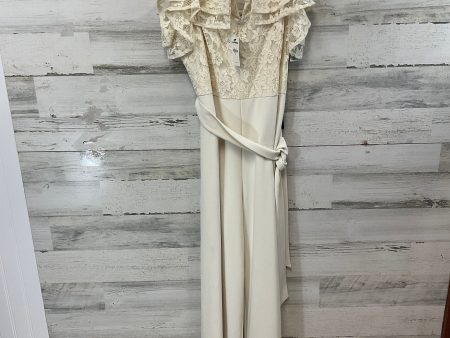 Jumpsuit By Express In Cream, Size: M Hot on Sale