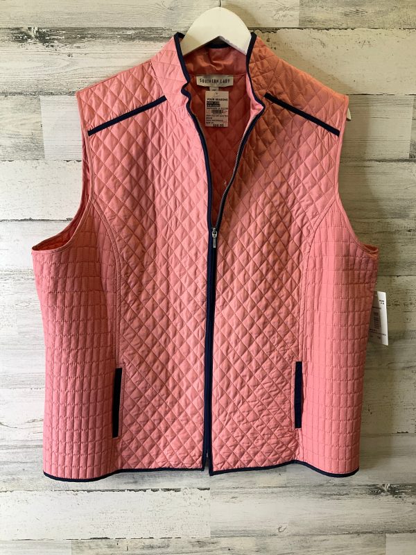 Vest Puffer & Quilted By Clothes Mentor In Pink, Size: 1x For Sale