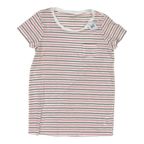 Mat Top Ss By Motherhood In Striped Pattern, Size:S Online Hot Sale