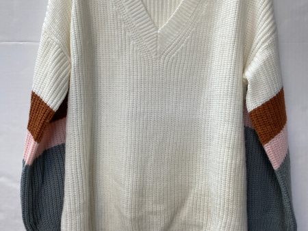 Sweater By Suzanne Betro In Cream, Size: L Online now