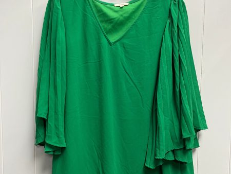 Blouse 3 4 Sleeve By Jodifl In Green, Size: M Supply