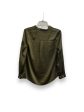 Blouse Long Sleeve By Adrianna Papell In Green, Size: S For Cheap