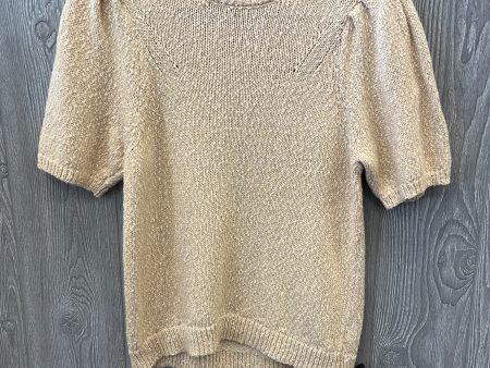 Sweater Short Sleeve By Universal Thread In Tan, Size: S on Sale