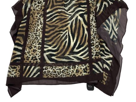 Animal Print Swimwear Cover-up Carmen Marc Valvo, Size Xs Online now