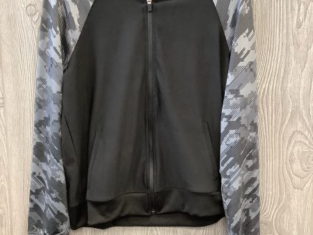 Athletic Jacket By Rbx In Black, Size: L Fashion