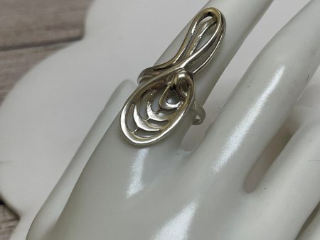 Ring Sterling Silver By Cmb, Size: 8 Online now