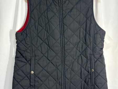 Vest Puffer & Quilted By Lauren By Ralph Lauren In Black & Red, Size: L Cheap