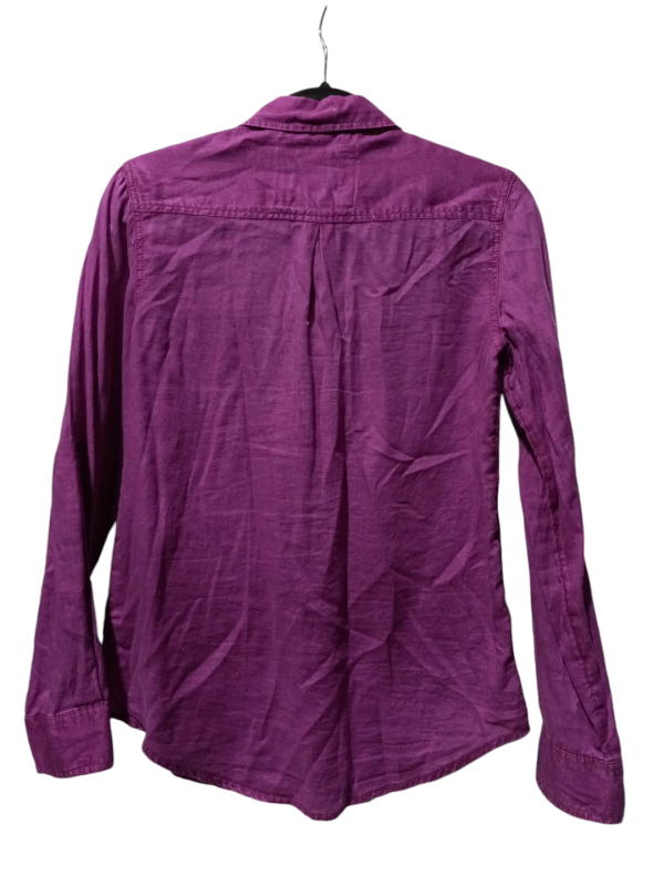 Blouse Long Sleeve By Arizona In Purple, Size: S Online Sale